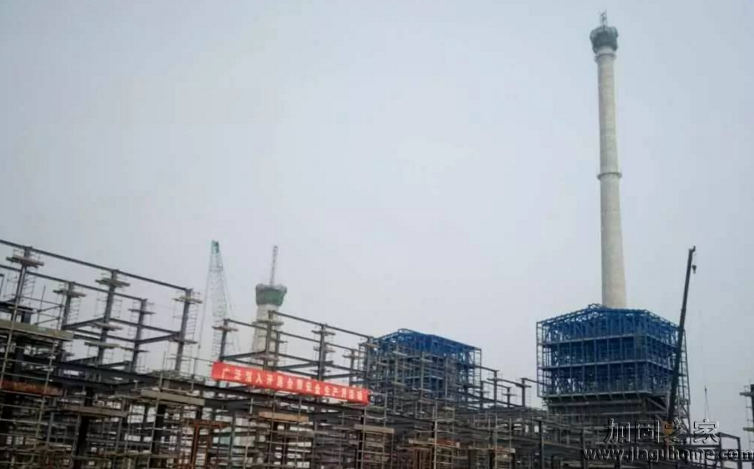 華北石化兩部超高煙囪加固改造完畢，雙雙封頂