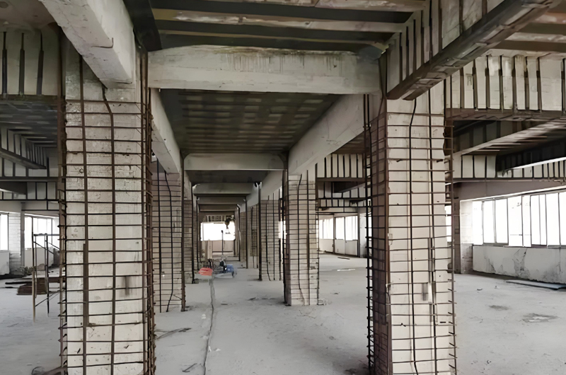框架柱子植筋加固