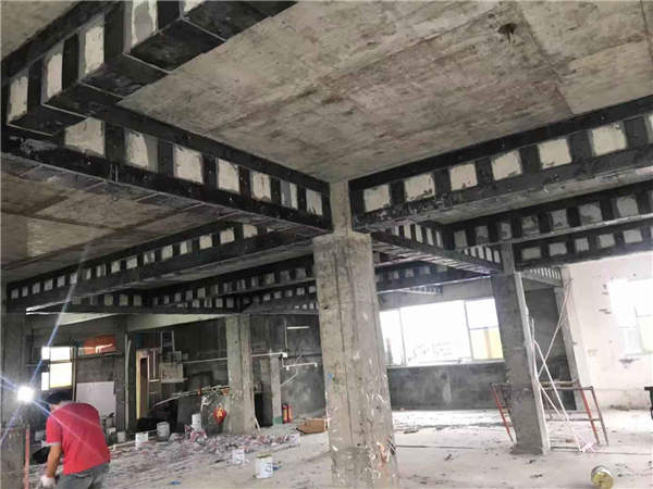 廠房梁粘貼鋼板加固法 廠房梁粘貼鋼板加固法